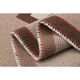 1970s vintage Turkish handmade wool & cotton beige area rug