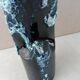 Old roll vase, sea foam, Fat Lava, Vallauris