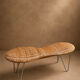 Peanut bench IKEA vintage circa 1980