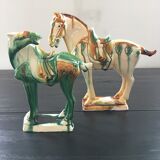 Pair of ceramic horses
