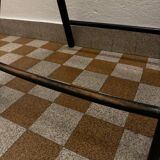 70s rattan cane folding chairs (X2)