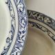 5 plates Creil and Montereau model Colbert – Ironstone 1890-1895