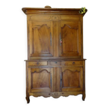 Buffet 2 bodies of the eighteenth in walnut