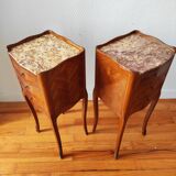 Pair of Louis XV style bedside tables