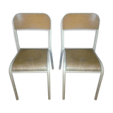 Pair of school chairs