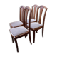 Set of 4 Art Nouveau dining chairs