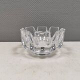 A crystal glass bowl, designed by Lars Hellsten for Orrefors Sweden 1980s