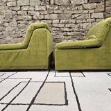 Pair of vintage 1970s armchairs
