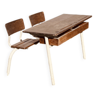 Vintage school desk