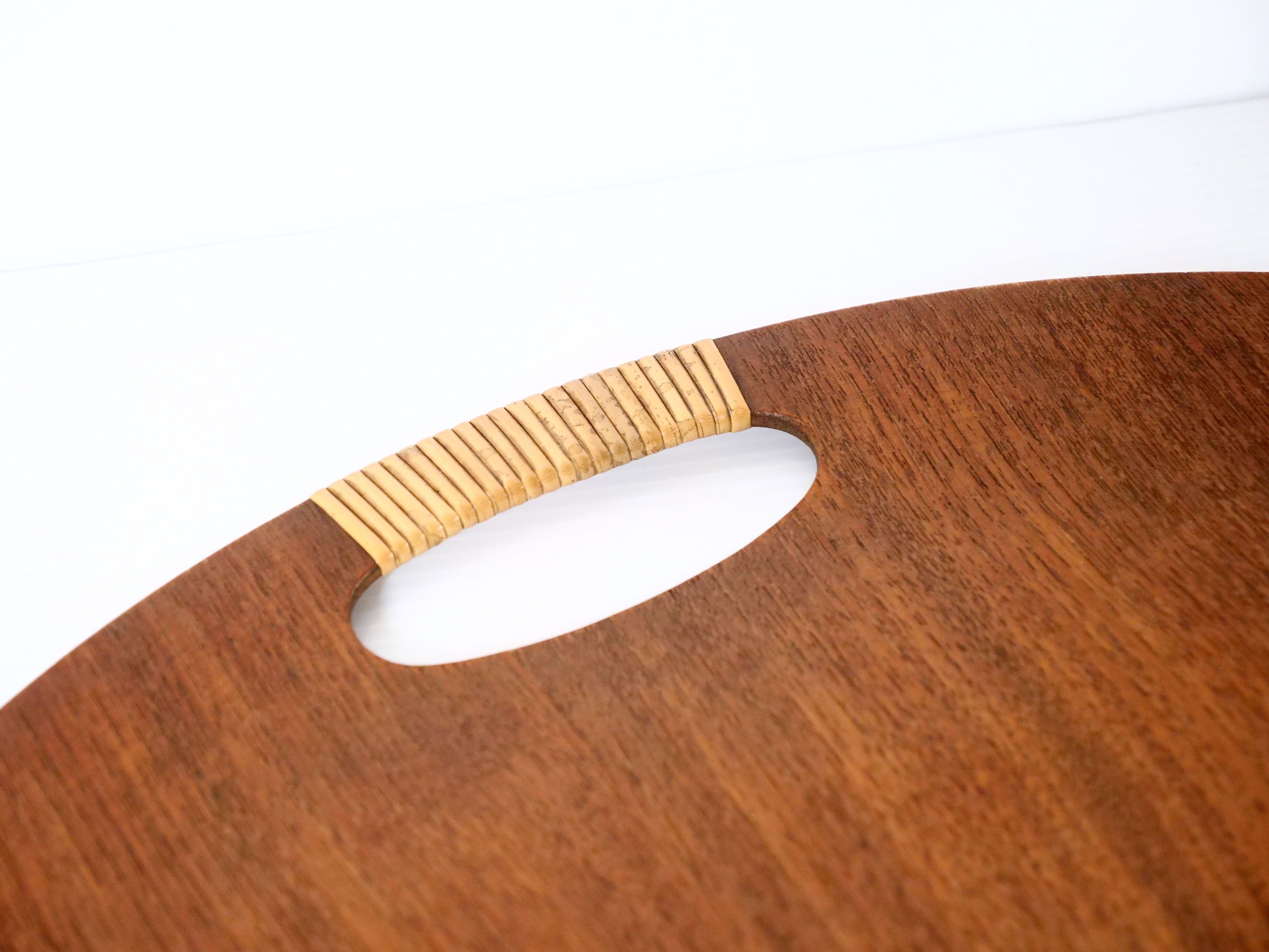 Scandinavian tray plywood teak