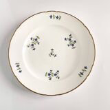 Porcelain plate from the Duke of Angoulême | Cornflower floral motif