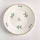 Assiette en porcelaine du Duc d’Angoulême | Motif floral Barbeaux (Bleuets)