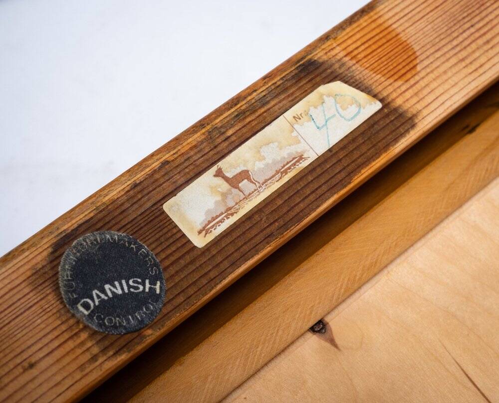 Table d'Appoint en Chêne par Severin Hansen pour Haslev, 1950s