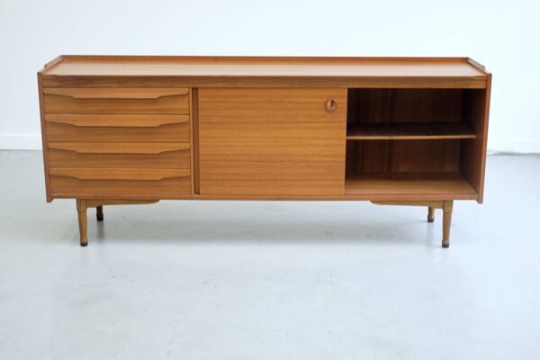 Enfilade scandinave en teck - 1960s