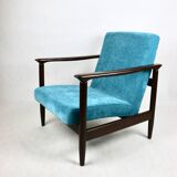 Fauteuil Blue Ocean GFM-142 attribué à Edmund Homa, années 1970