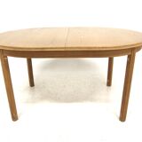 Oak dining table, Sweden, 1960