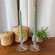 Crystal candlestick duo