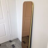 Amber mirror gold strapping  37x136cm