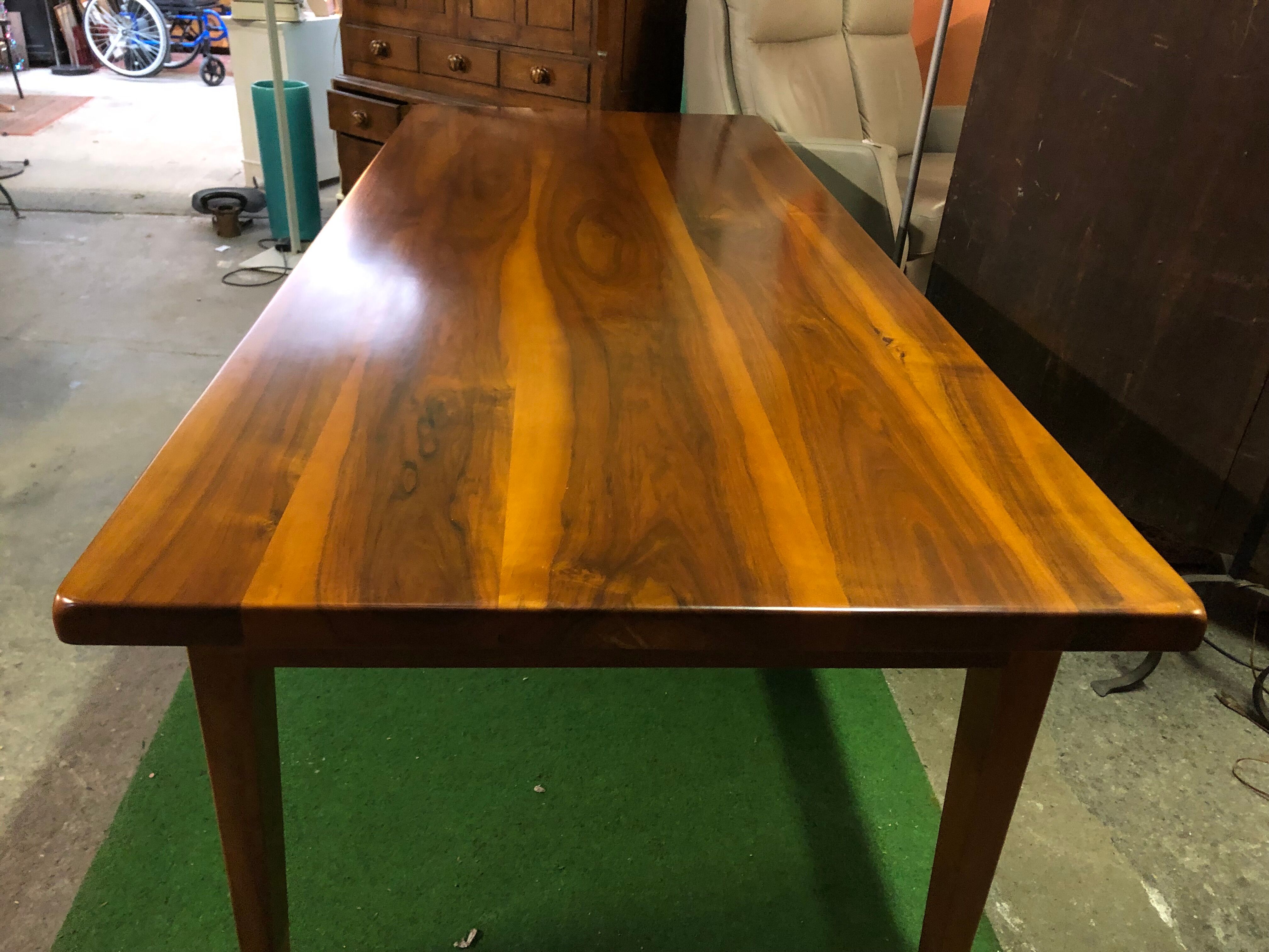 Solid walnut table