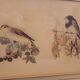 Lot 2 watercolors ancient birds