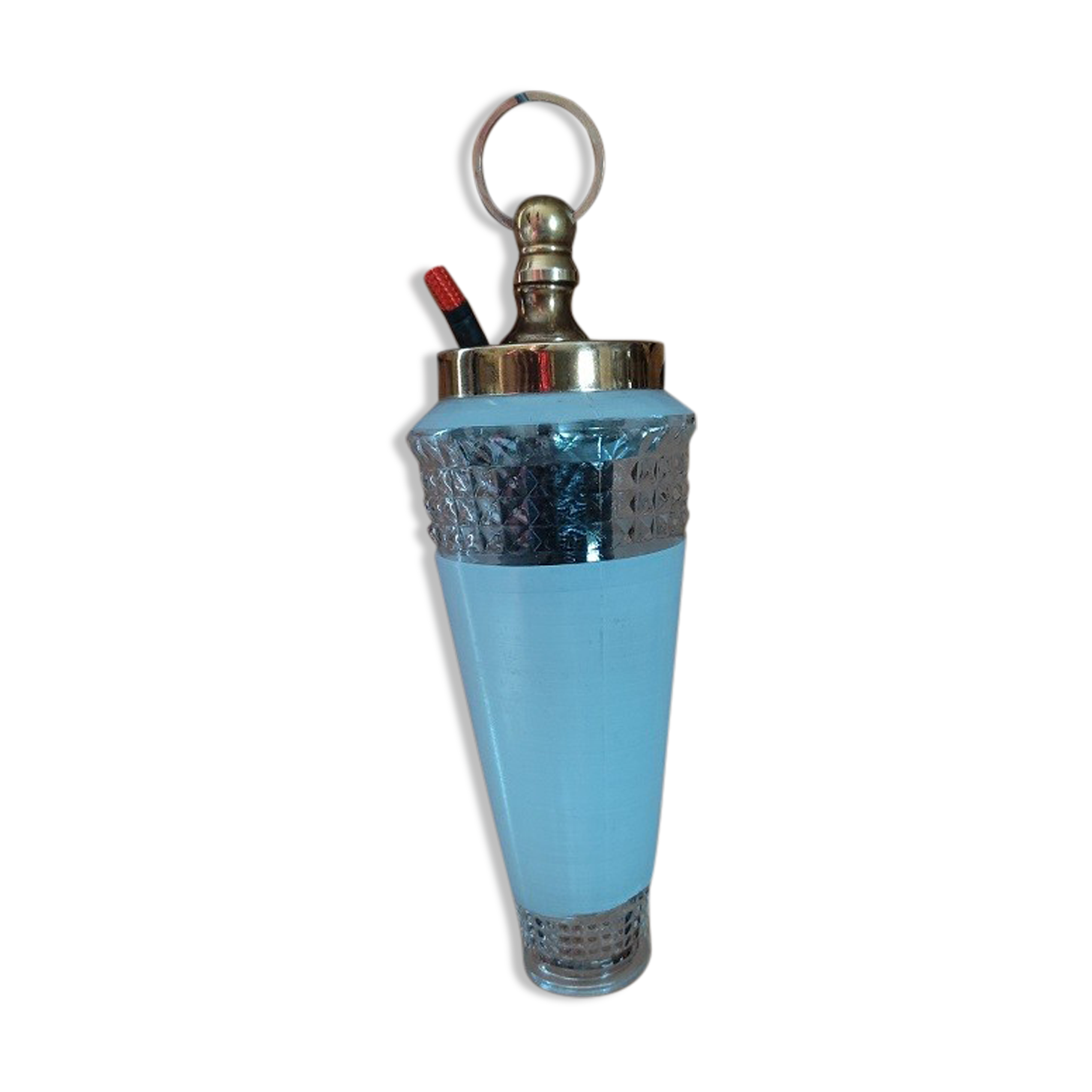 Walker lamp lampshade tulip glass diamond tip