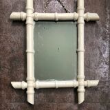 vintage bamboo mirror