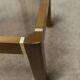 Lot de 3 tables gigogne orme et verre fumé 1970