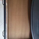 Matte black vintage dresser