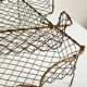 Stackable banks vintage brass wire