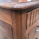 Art deco solid oak chest of drawers