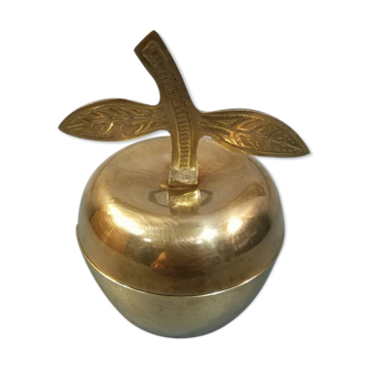 Boite pomme laiton