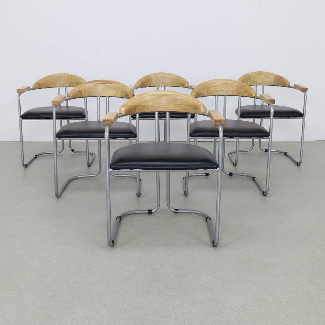 6x Postmodern Dining Chair, 1990s