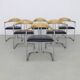 6x Chaise de salle à manger postmoderne, années 1990