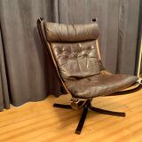 Falcon armchair designed by Sigurd Ressell, Vatne Möbler, Norway, 1970s