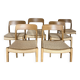 Lot de 6 chaises Niels Otto Moller n° 75 en chêne