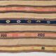 5x8 Cream & Navy Blue Striped Pattern Kilim Rug, 152x234Cm