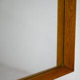 Vintage Scandinavian mirror with wooden frame