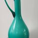 Vintage double glass vase-jug from Empoli (38 cm)
