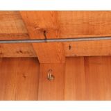 Low wardrobe with closet and drawers