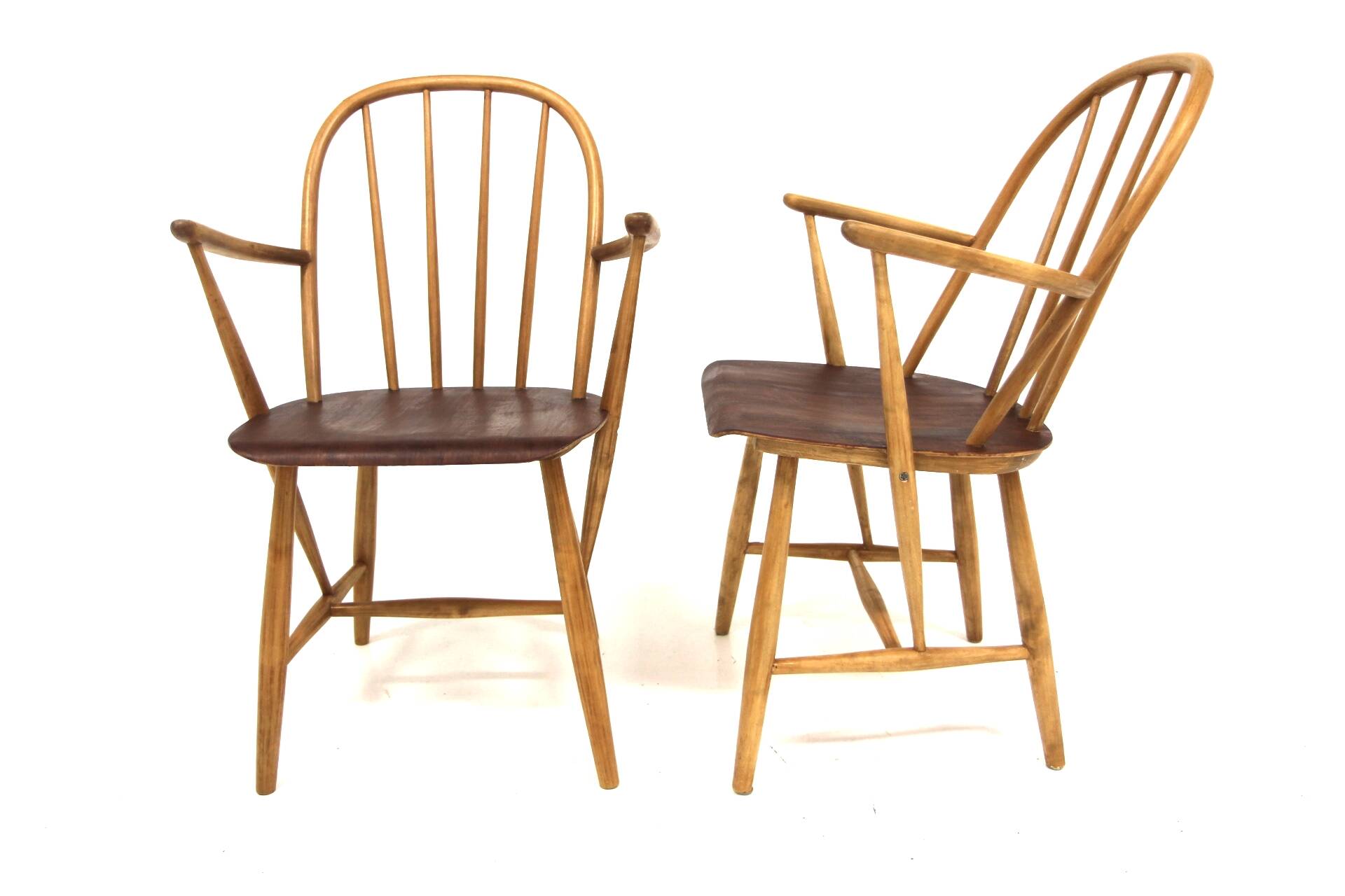 Set of 2 Scandinavian armchairs "Mod 34T", Nesto, Sweden, 1960