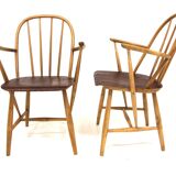 Set of 2 Scandinavian armchairs "Mod 34T", Nesto, Sweden, 1960