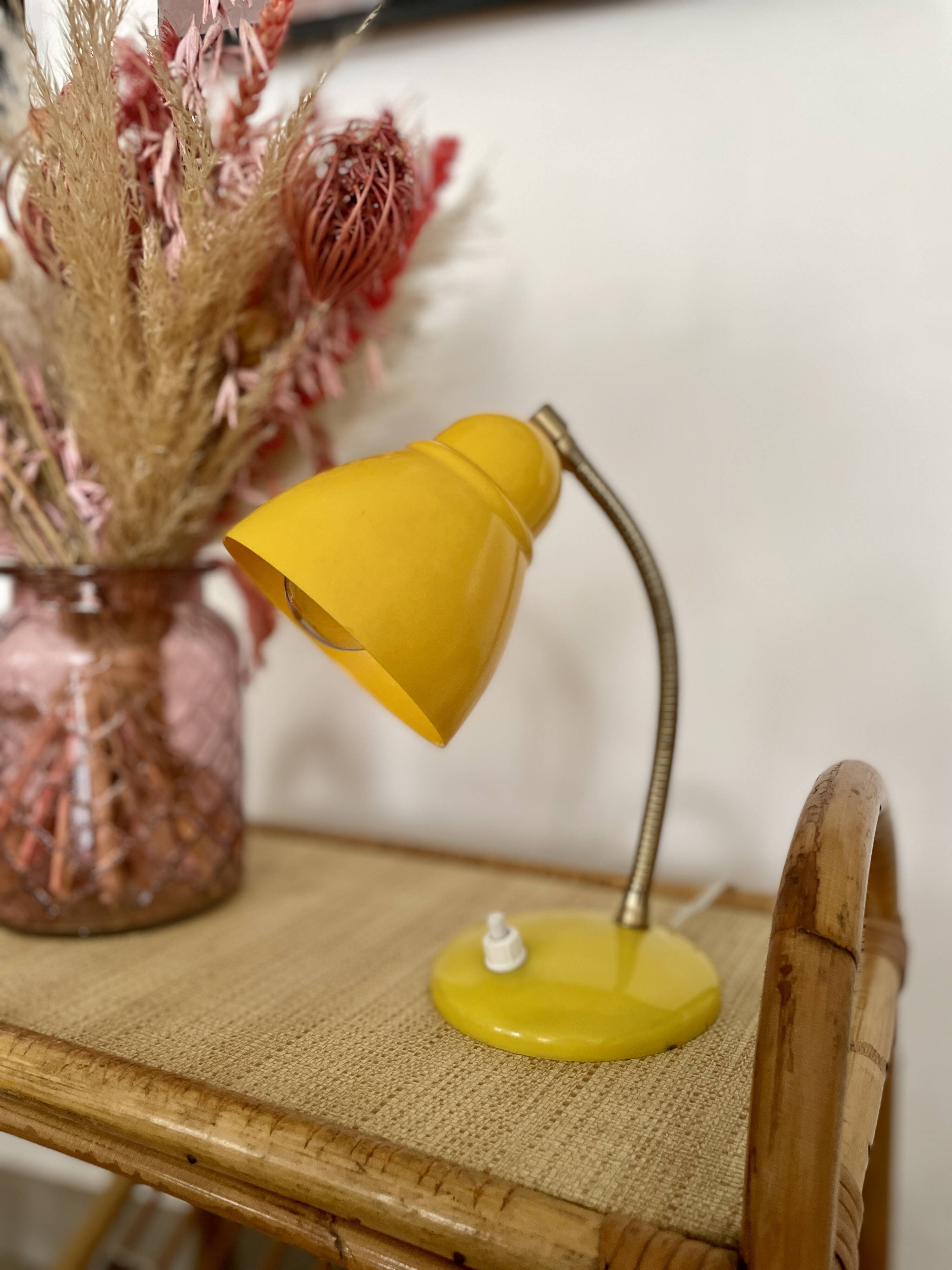 Vintage casserole lamp