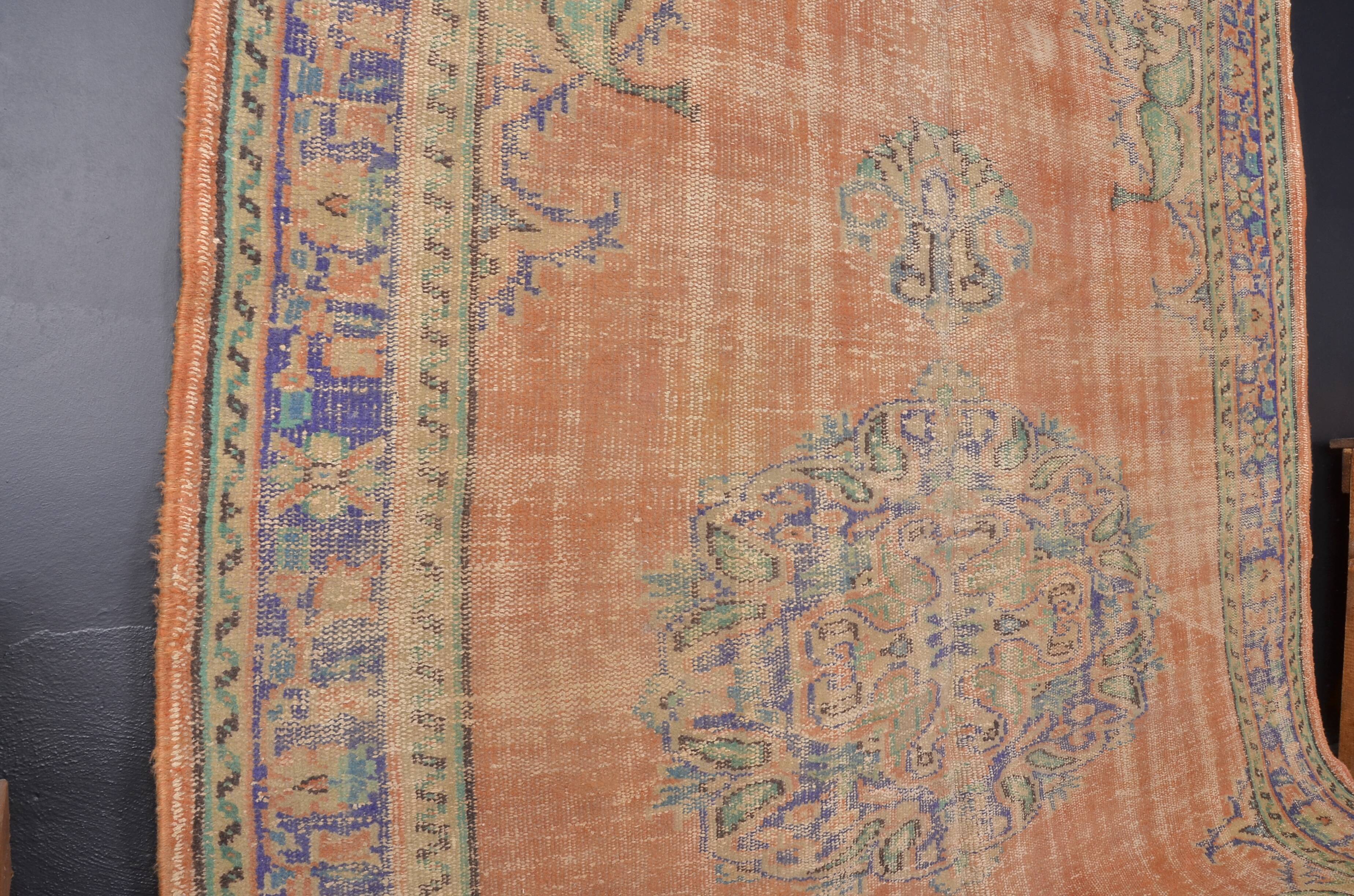 Antique Floral Oushak Home Living Rug sku 1900