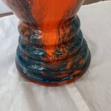 Ancien grand vase en verre soufflé