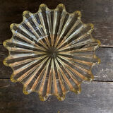 Vintage Murano Yellow Blown Glass Bowl #D527