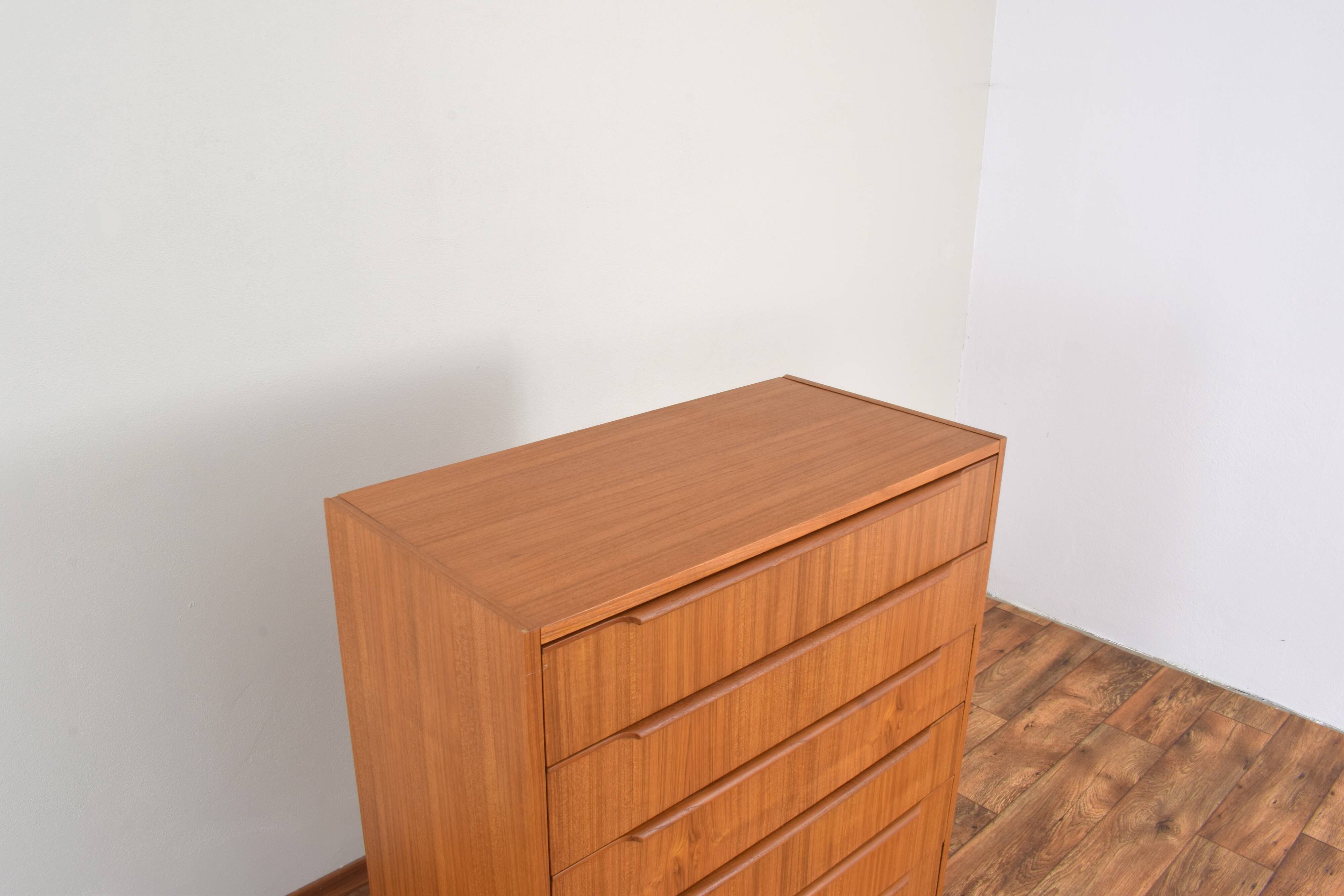 Commode à tiroirs en teck, Danemark, 1960