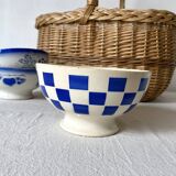 Old Badonviller checkerboard bowl