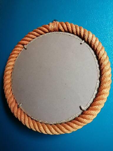 Vintage rope mirror