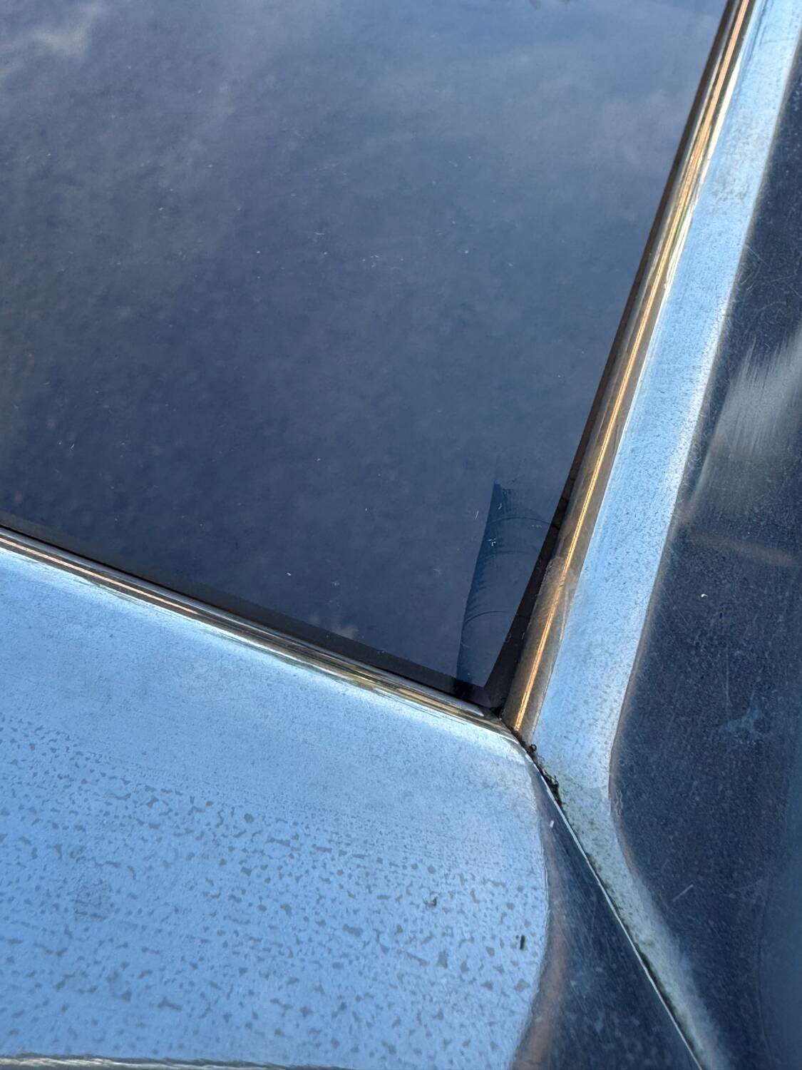 1970s smoked glass chrome coffee table