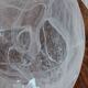 White marbled glass designer cup